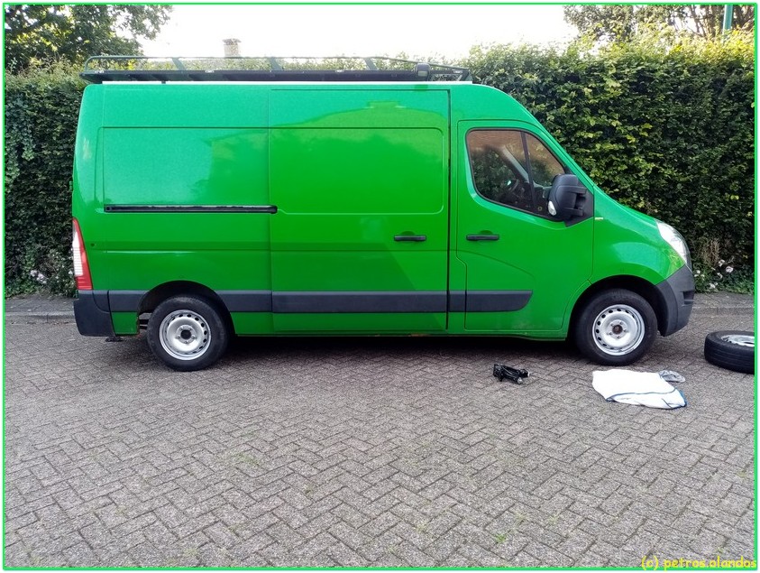 wielen gespoten